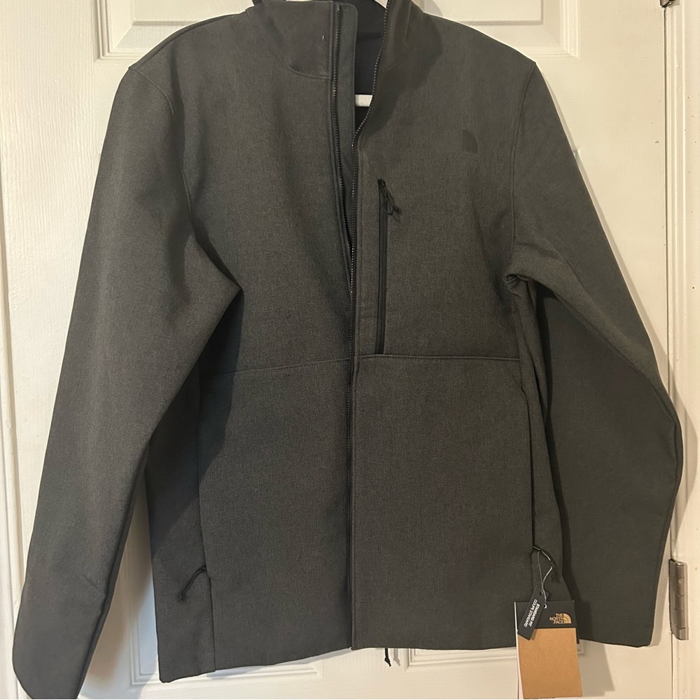 The North Face Men’s Apex Bionic 3 Windproof Jacket TNF Dark Grey Heather, Small
